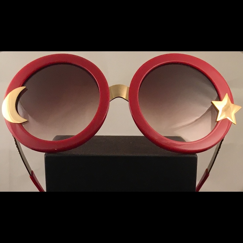 Wildfox Sun "Luna" Red/Gold Brown Gradient lenses